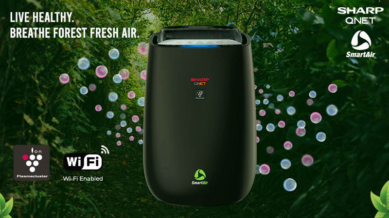 Feel & Breathe Healthy with SHARP QNET SmartAir Purifiers