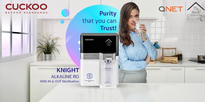 QNET Reviews MyHomePlus Knight Alkaline RO Water Purifier